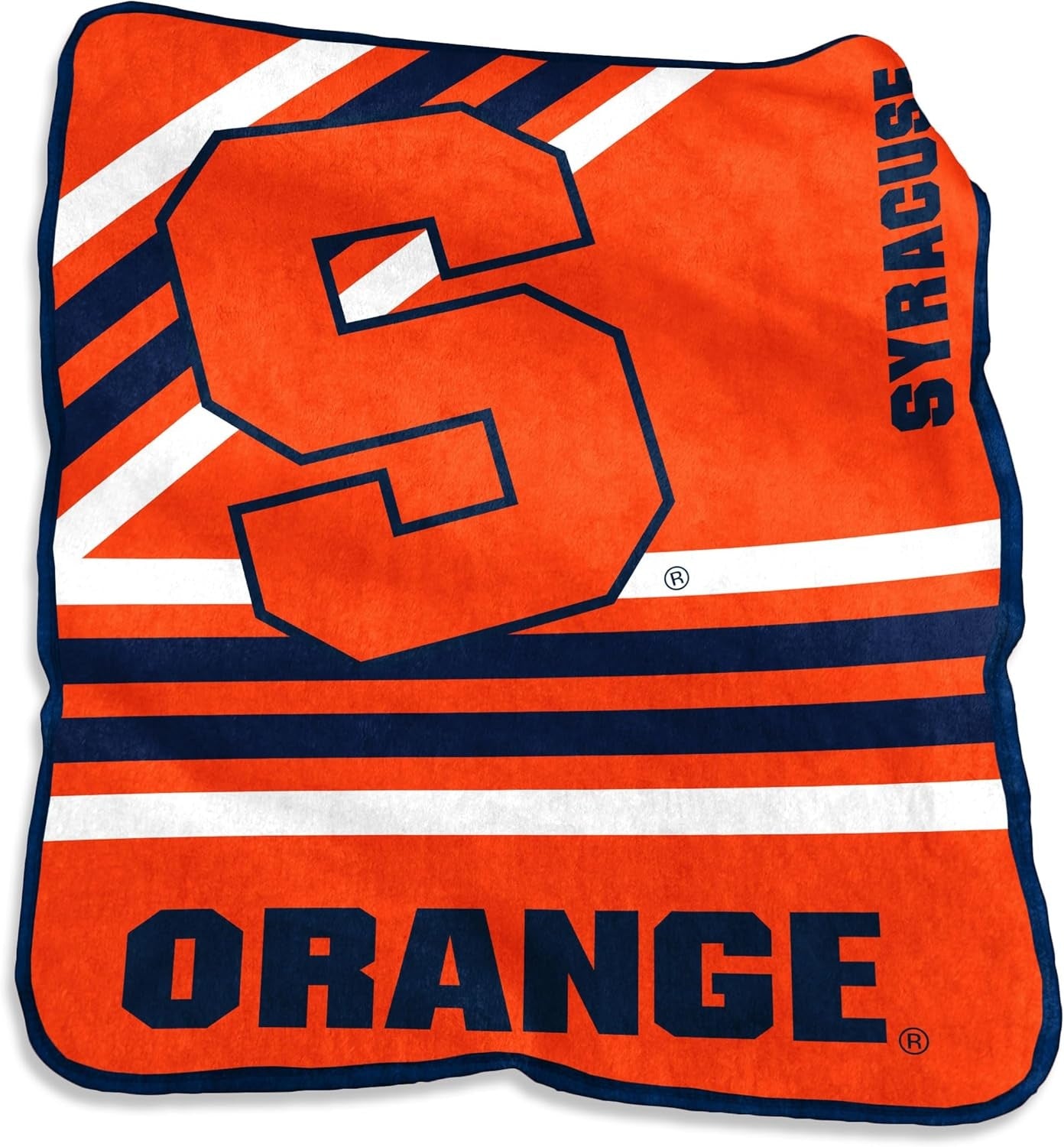 Syracuse Orange Blanket 50x60 Raschel Throw