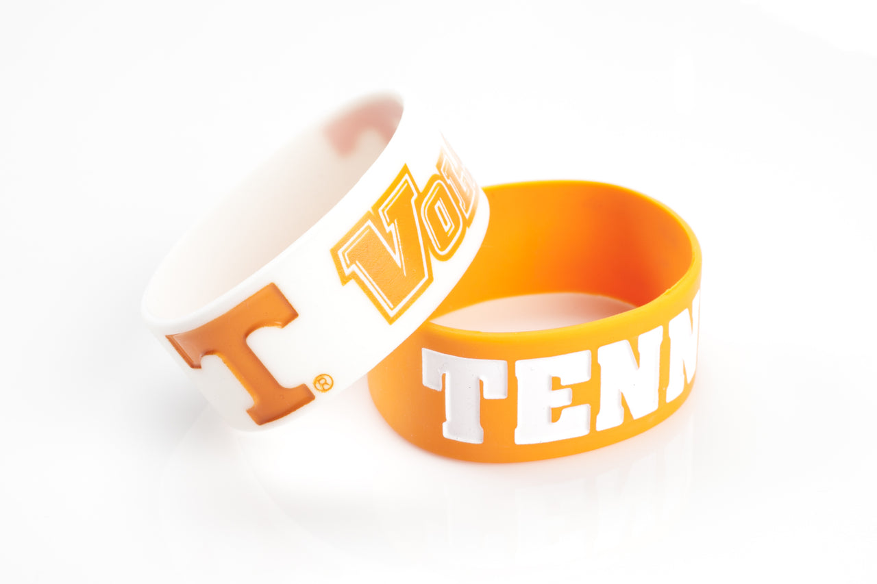 Tennessee Volunteers Bracelets 2 Pack Wide - Special Order