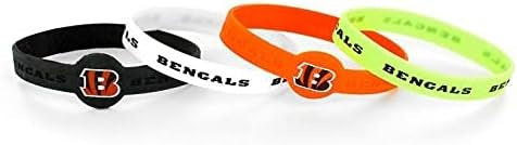 Cincinnati Bengals Bracelets 4 Pack Silicone