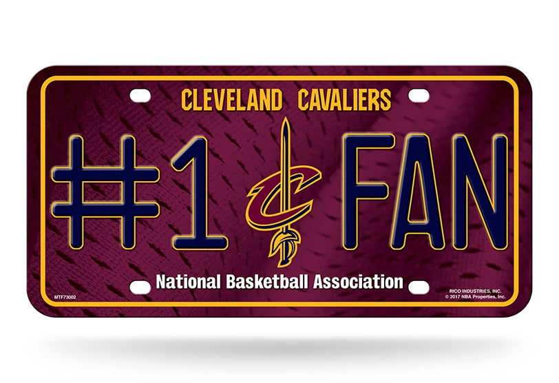 Cleveland Cavaliers License Plate #1 Fan C Logo - Special Order
