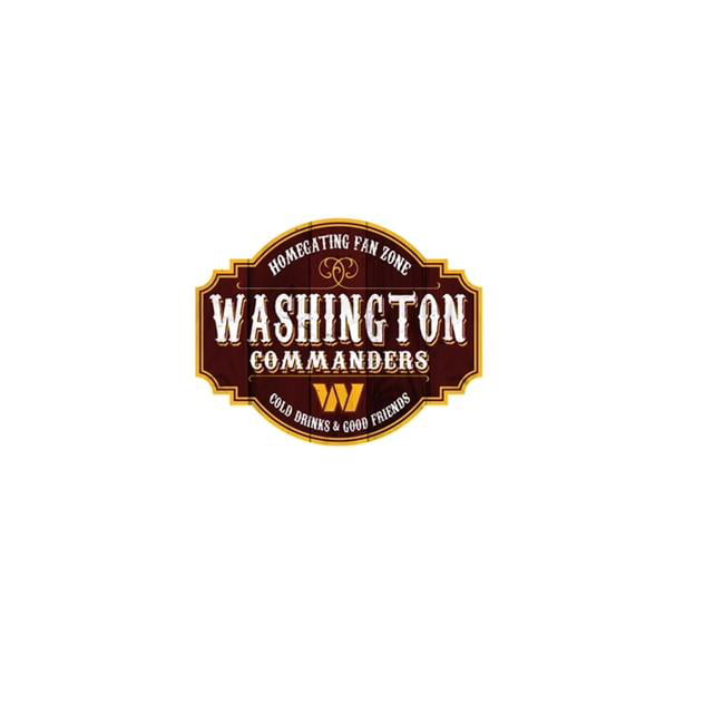 Washington Commanders Sign Wood 12 Inch Homegating Tavern