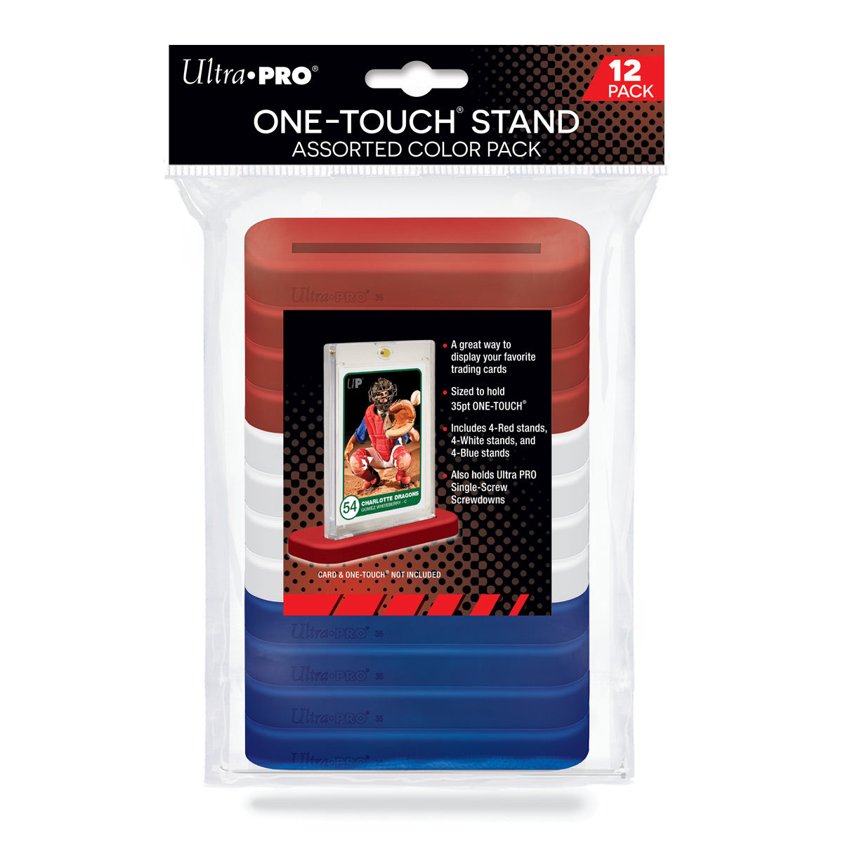 One Touch Stand 35pt Assorted Color 12 Pack - Special Order