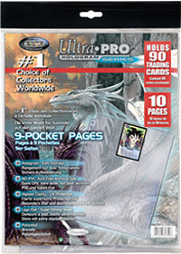 Ultra Pro 9-Pocket Pages Retail pack (10ct) - Special Order