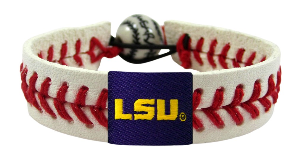 LSU Tigers Bracelet Classic Baseball CO