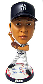New York Yankees Chien-Ming Wang Forever Collectibles 9.5 Super Bighead Bobblehead CO