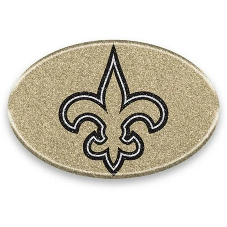New Orleans Saints Auto Emblem Oval Color Bling Style