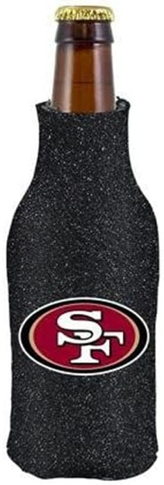 San Francisco 49ers Bottle Suit Holder Glitter Black