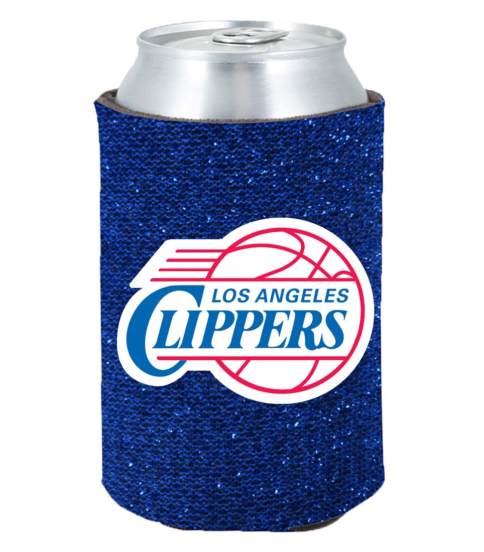 Los Angeles Clippers Kolder Kaddy Can Holder Glitter Blue Special Order