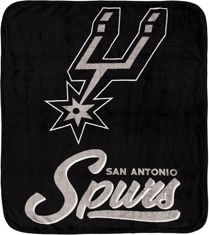San Antonio Spurs Blanket 50x60 Raschel Signature Design