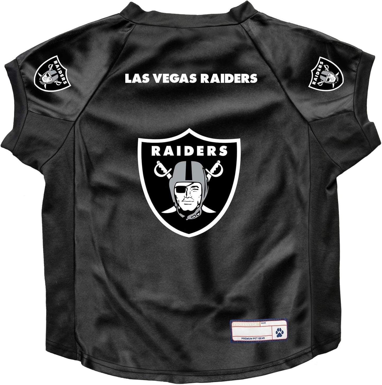 Las Vegas Raiders Pet Jersey Stretch Size Big Dog Alternate