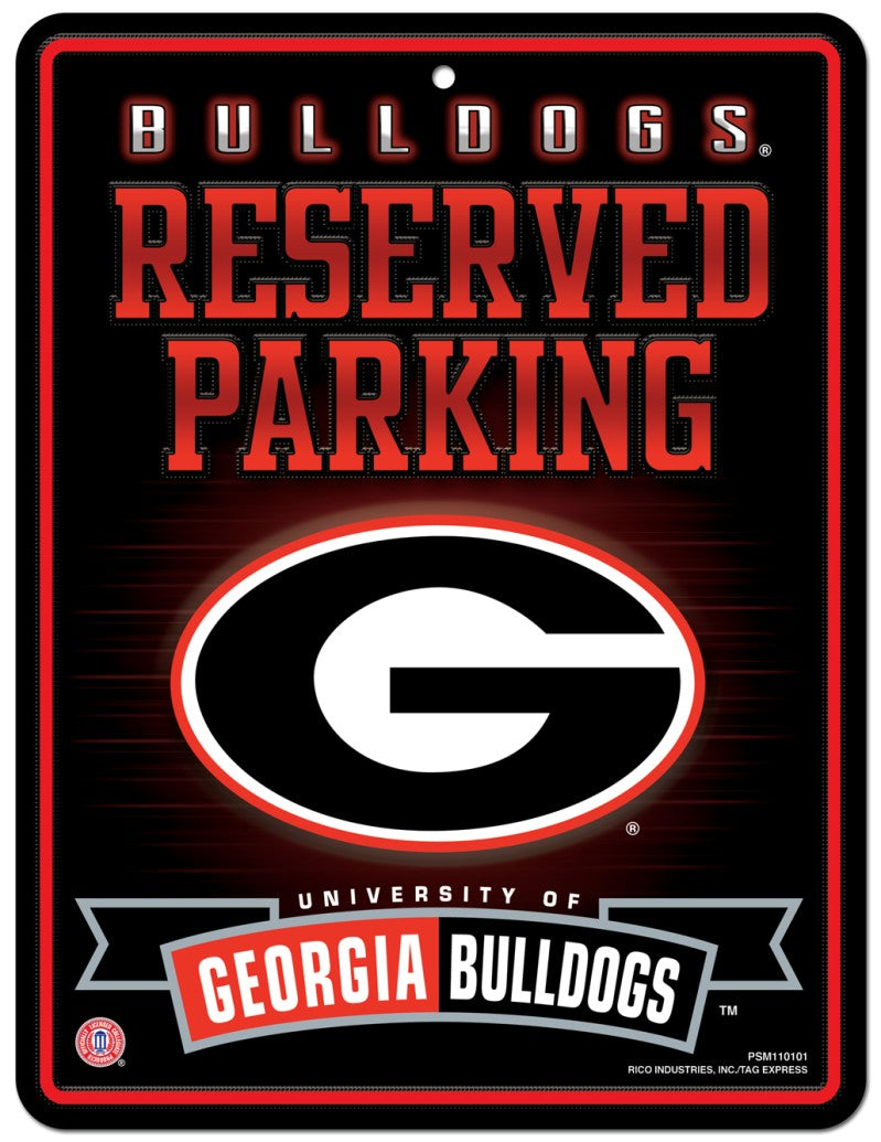 Georgia Bulldogs Sign Metal Parking