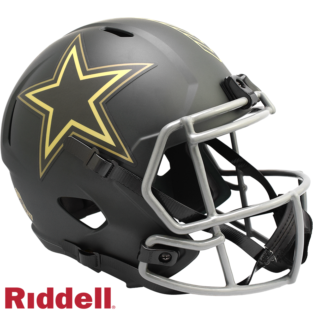 Dallas Cowboys Helmet Riddell Replica Full Size Speed Style Salute To Service 2025