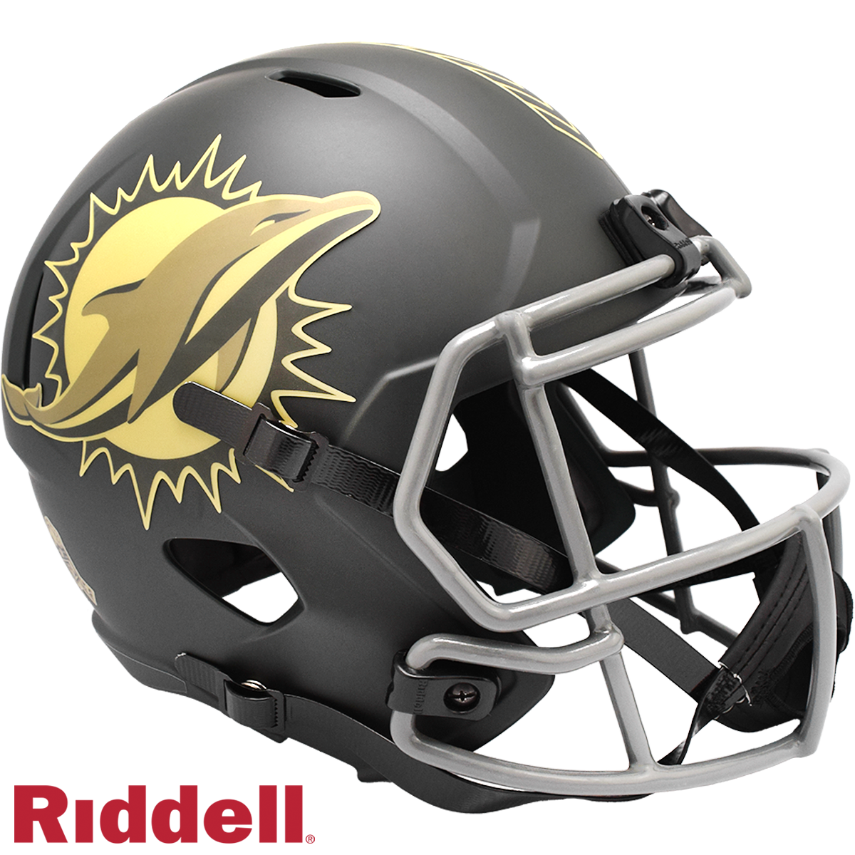 Miami Dolphins Helmet Riddell Replica Full Size Speed Style Salute To Service 2025