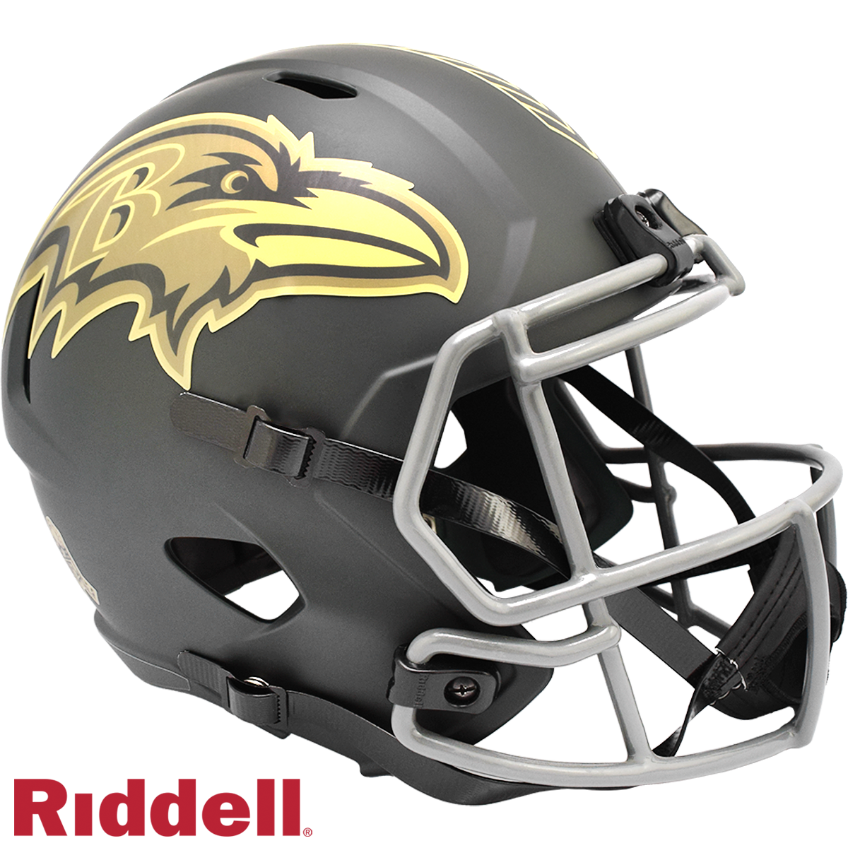 Baltimore Ravens Helmet Riddell Replica Full Size Speed Style Salute To Service 2025