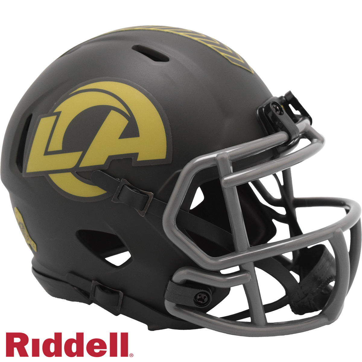 Los Angeles Rams Helmet Riddell Replica Mini Speed Style Salute To Service 2025