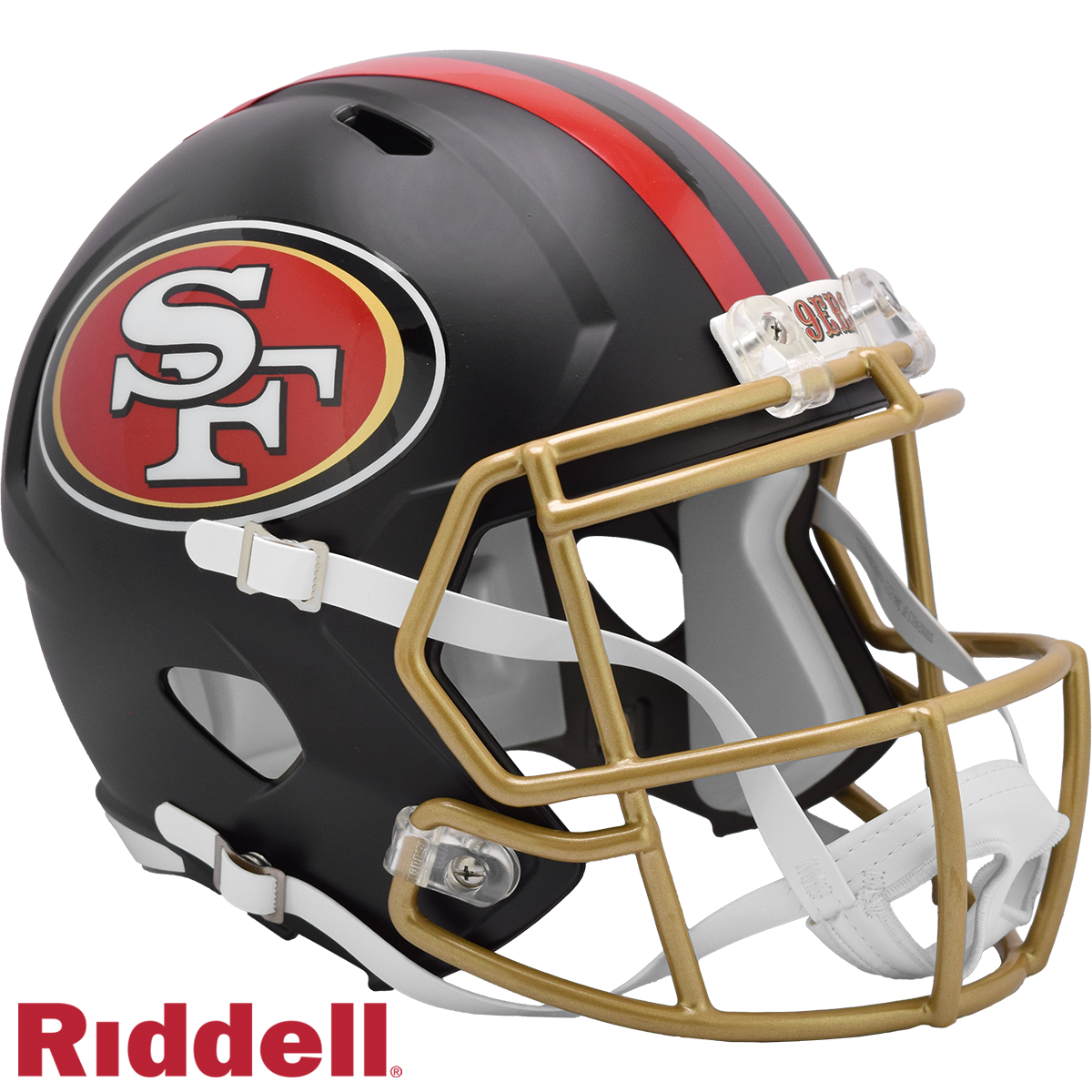 San Francisco 49ers Helmet Riddell Replica Full Size Speed Style Rivalry Alternate 2025