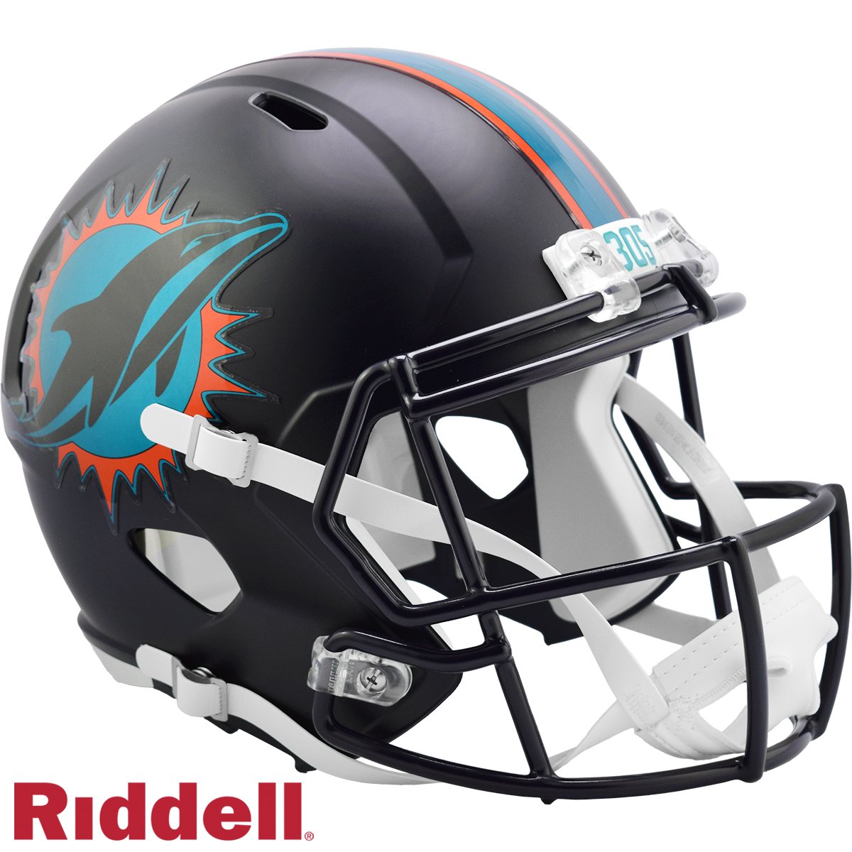 Miami Dolphins Helmet Riddell Replica Full Size Speed Style Rivalry Alternate 2025