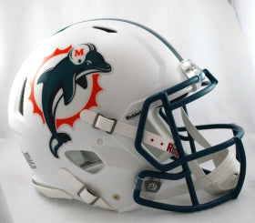 Miami Dolphins Helmet Riddell Authentic Full Size Speed Style 1997-2012 T/B Special Order - Special Order