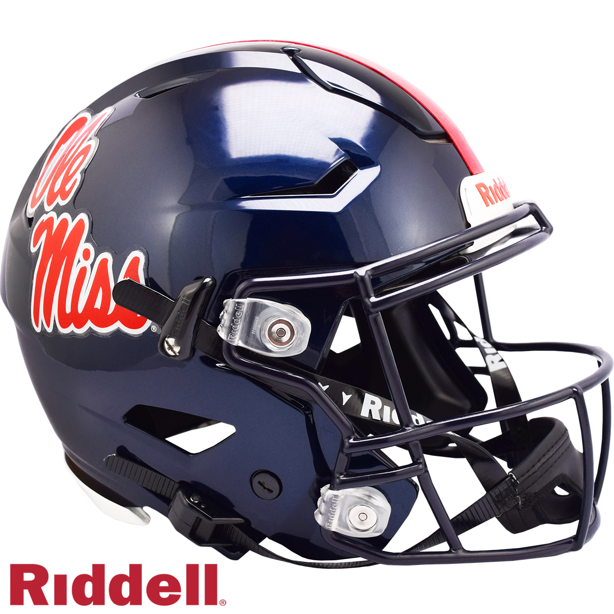 Mississippi Rebels Helmet Riddell Authentic Full Size SpeedFlex Style - Special Order