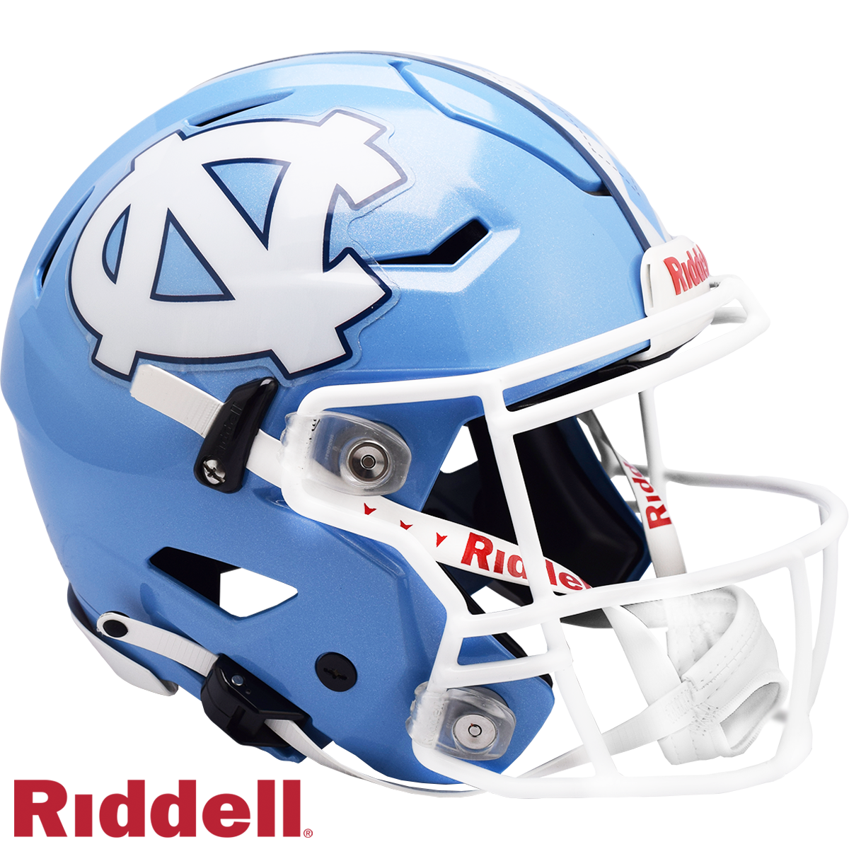 North Carolina Tar Heels Helmet Riddell Authentic Full Size SpeedFlex Style Argyle Stripe - Special Order