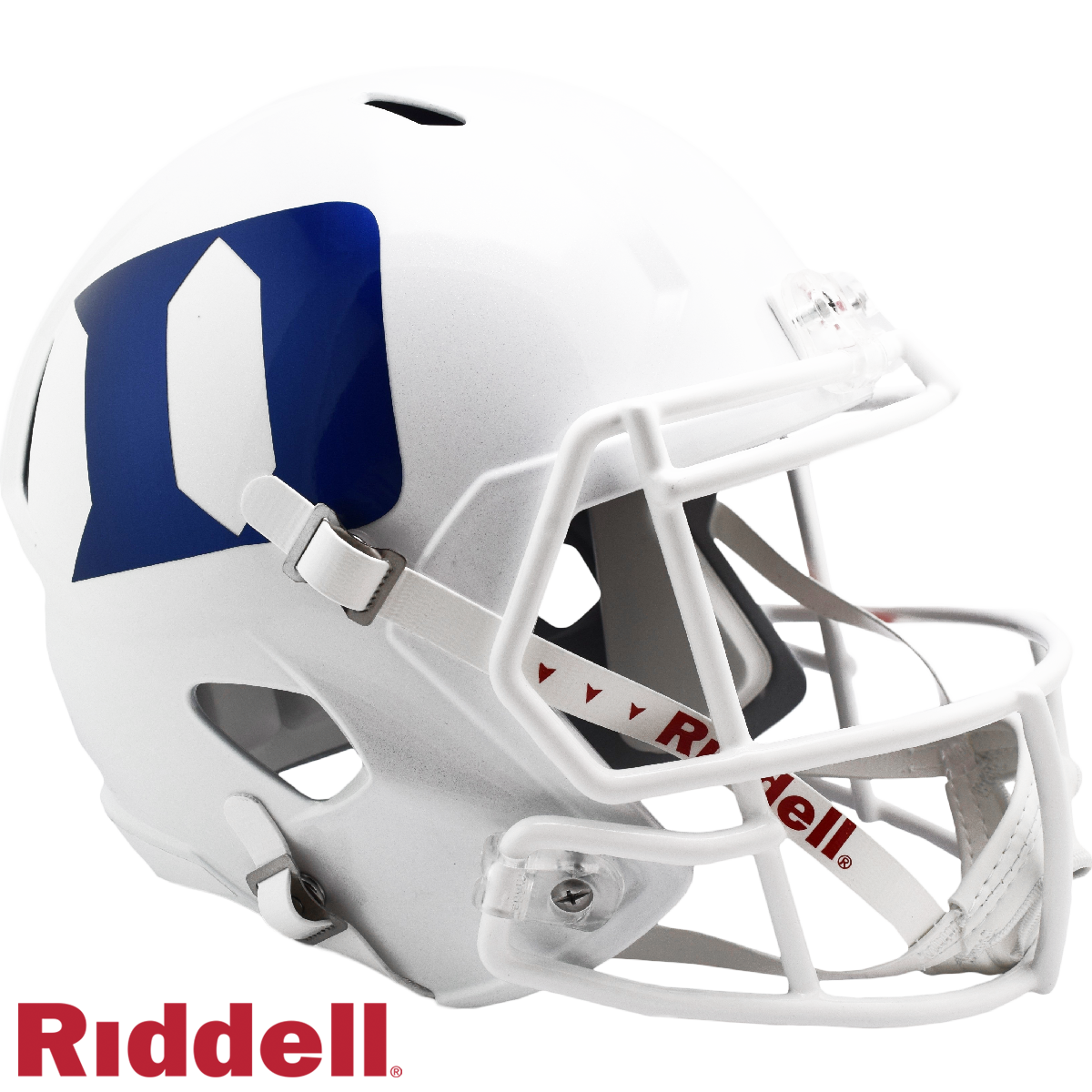 Duke Blue Devils Helmet Riddell Replica Full Size Speed Style White - Special Order