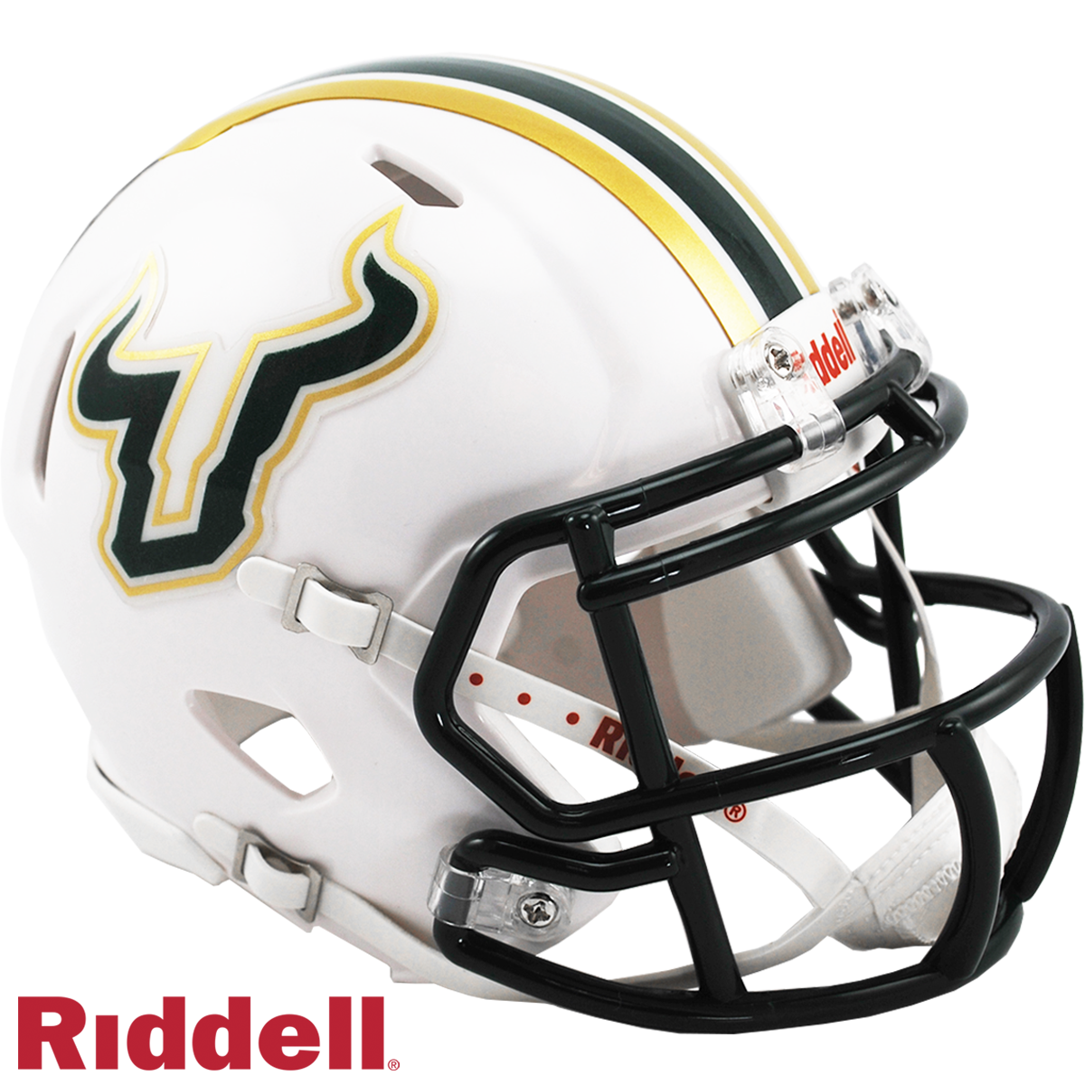 South Florida Bulls Helmet Riddell Replica Mini Speed Style