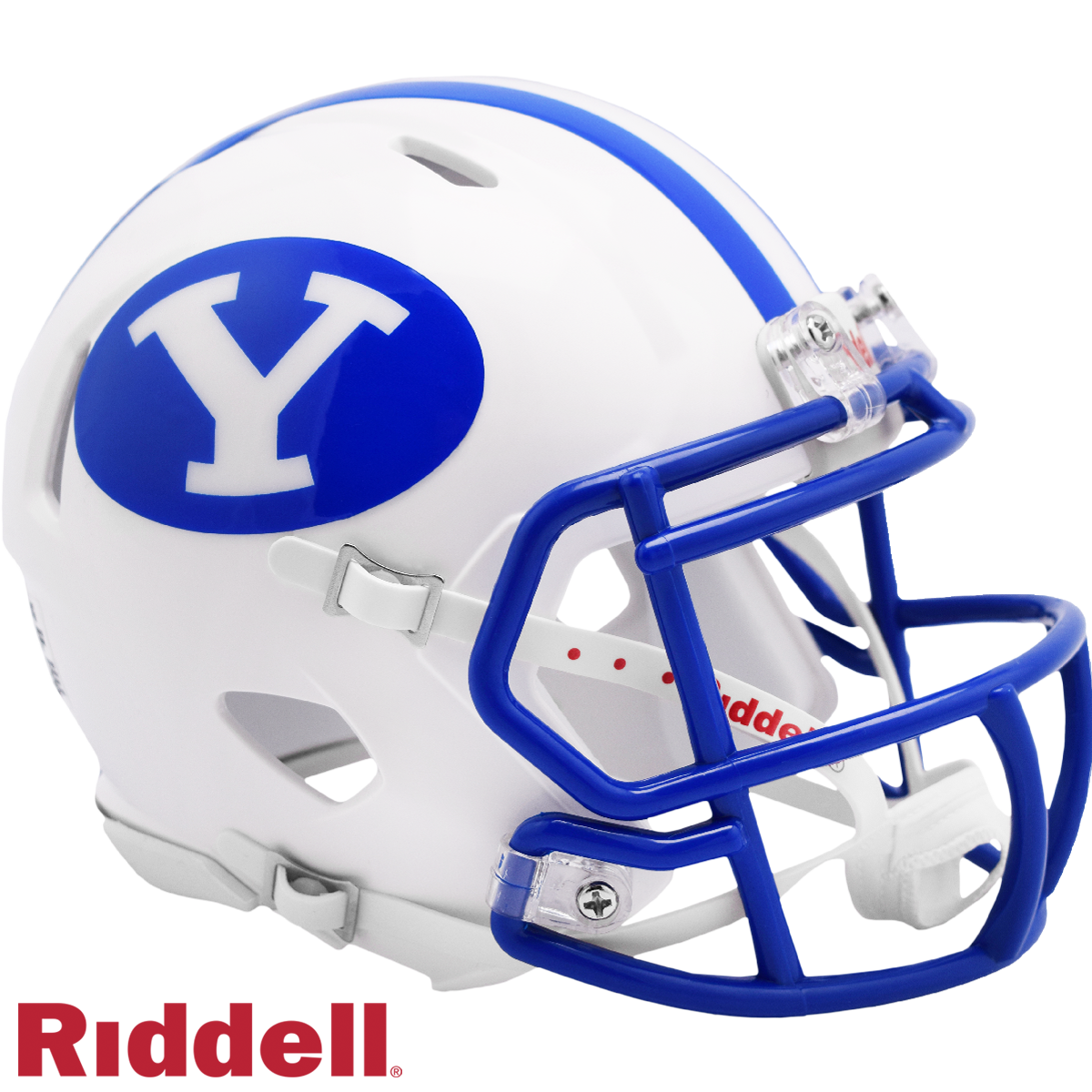 BYU Cougars Helmet Riddell Replica Mini Speed Style White
