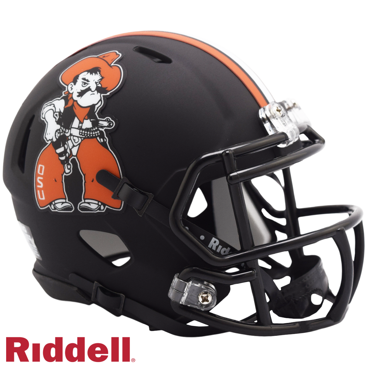 Oklahoma State Cowboys Helmet Riddell Replica Mini Speed Style Pistol Pete