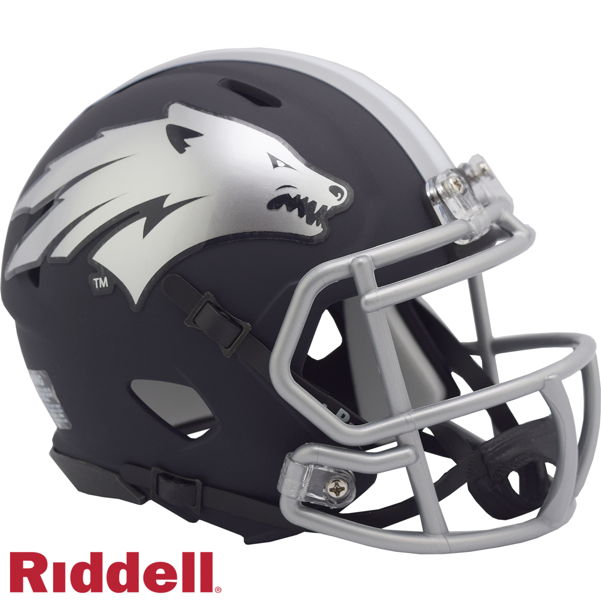Nevada Wolf Pack Helmet Riddell Replica Mini Speed Style