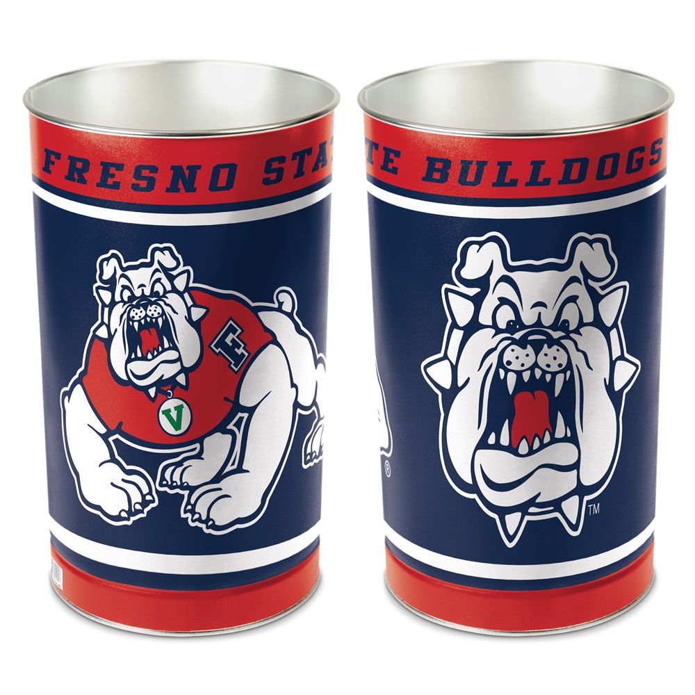 Fresno State Bulldogs Wastebasket 15 Inch - Periodic Restock