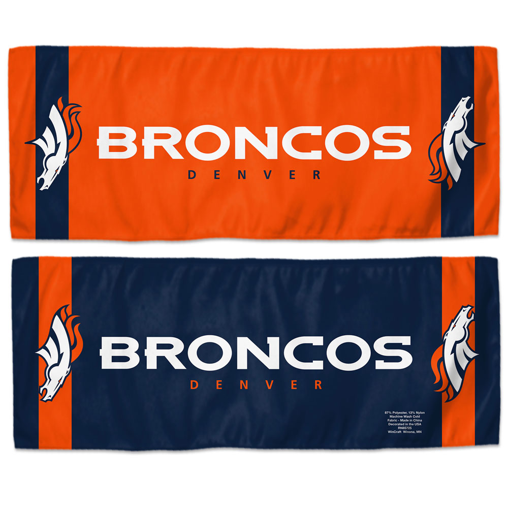 Denver Broncos Cooling Towel 12x30 - Special Order