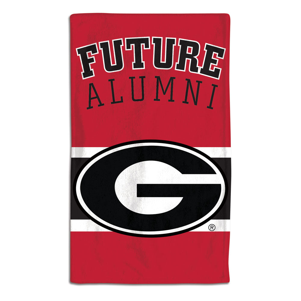 Georgia Bulldogs Baby Burp Cloth 10x17