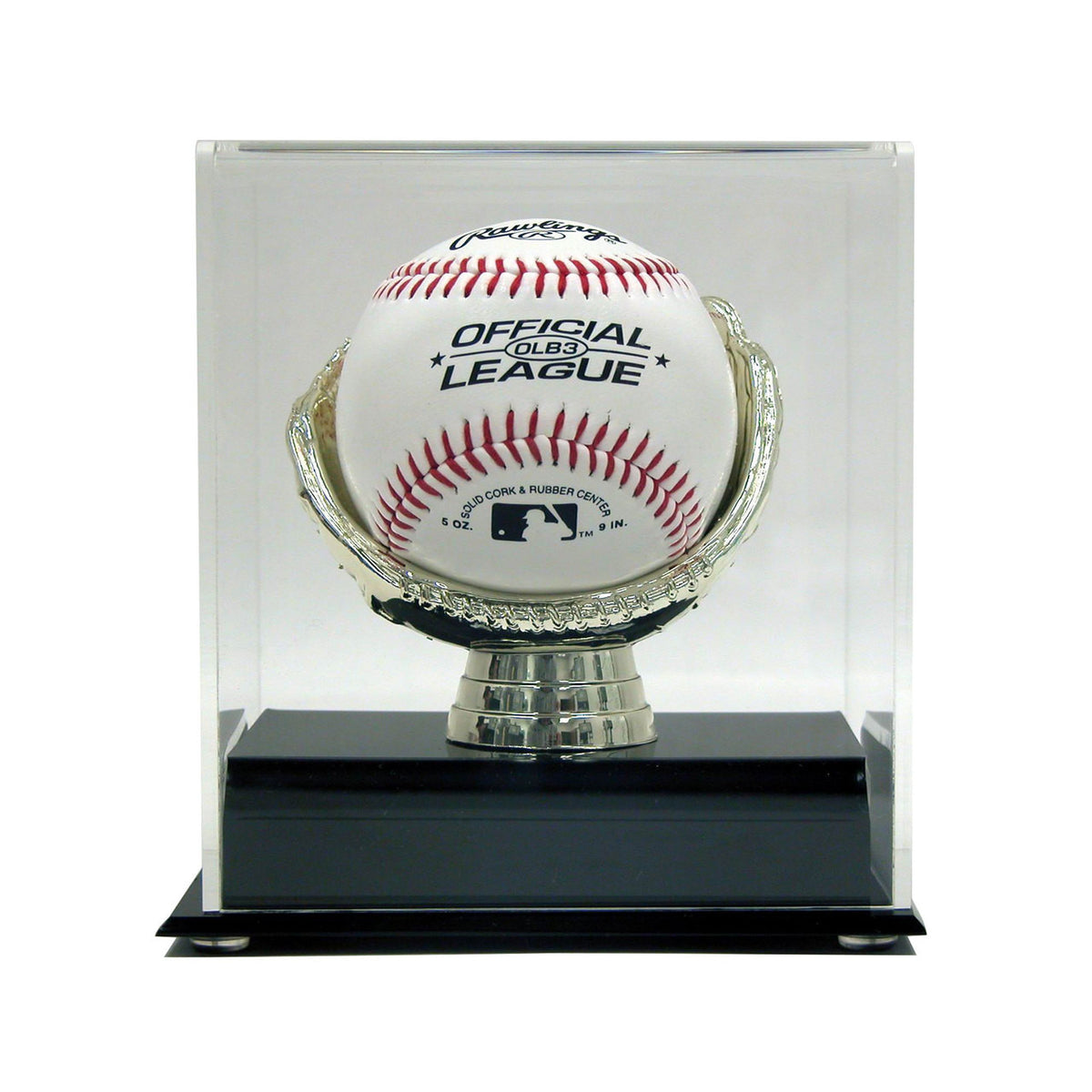 Display Case Baseball Gold Glove Acrylic Base