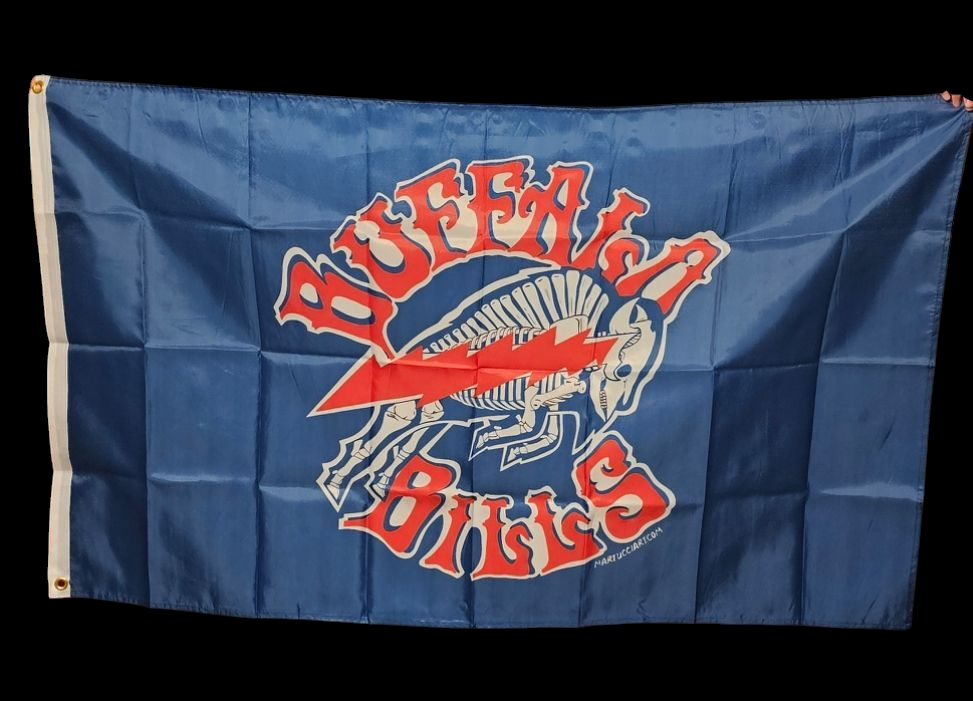 Buffalo Bills Grateful Dead 13 Point Flag 3' x 5' New FREE SHIPPING