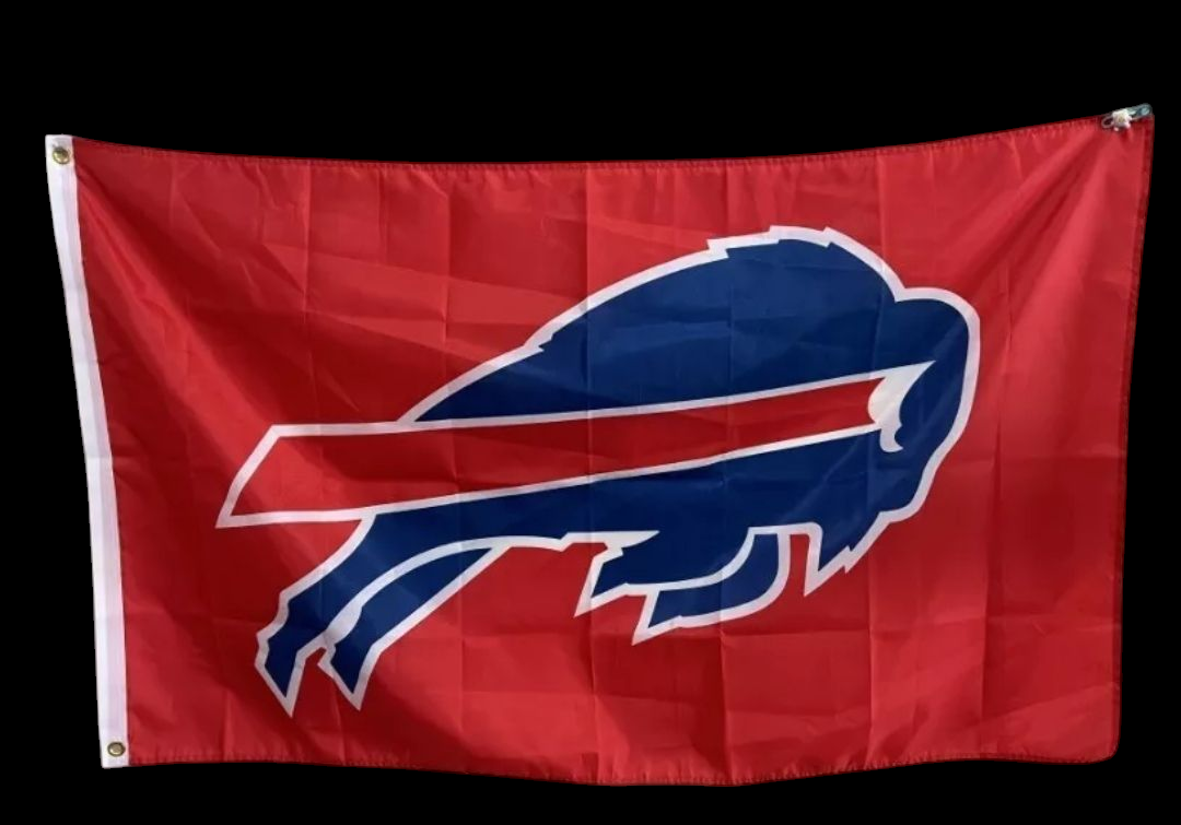 Buffalo Bills Flag Red 3' x 5' New Free Shipping