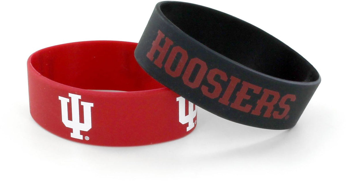 Indiana Hoosiers Bracelets 2 Pack Wide - Special Order