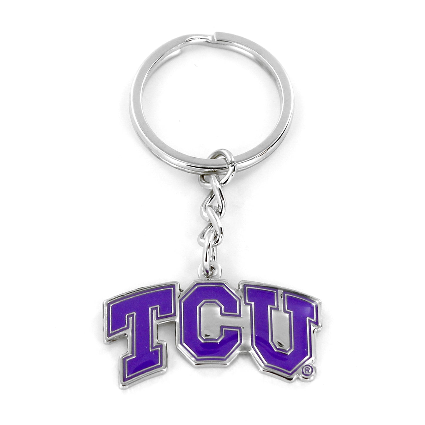 TCU Horned Frogs Keychain Logo