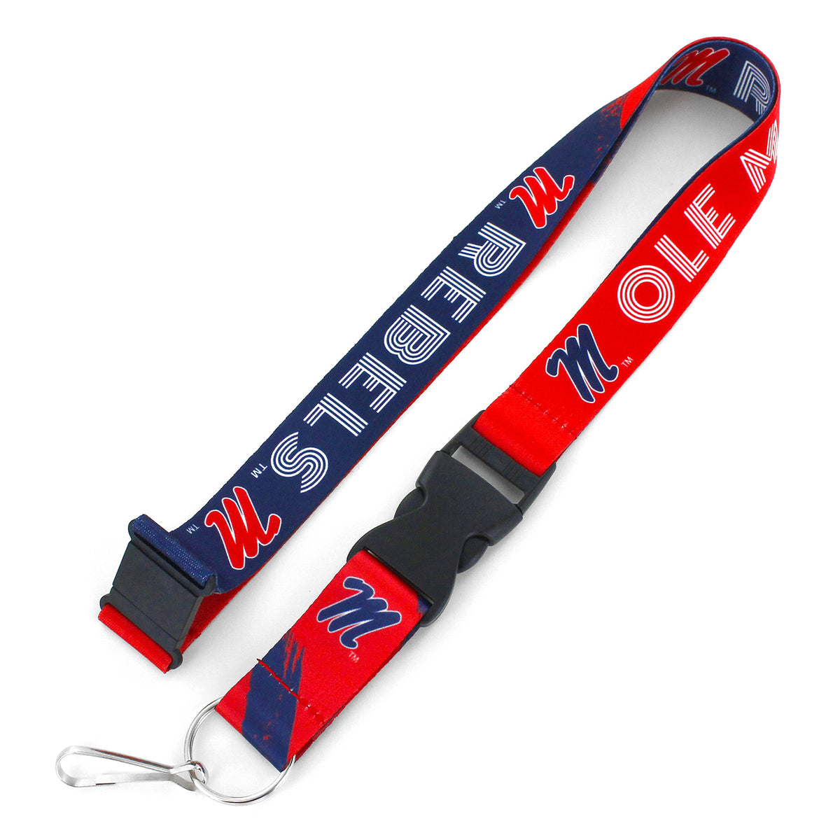 Mississippi Rebels Lanyard Crossfade Design - Special Order