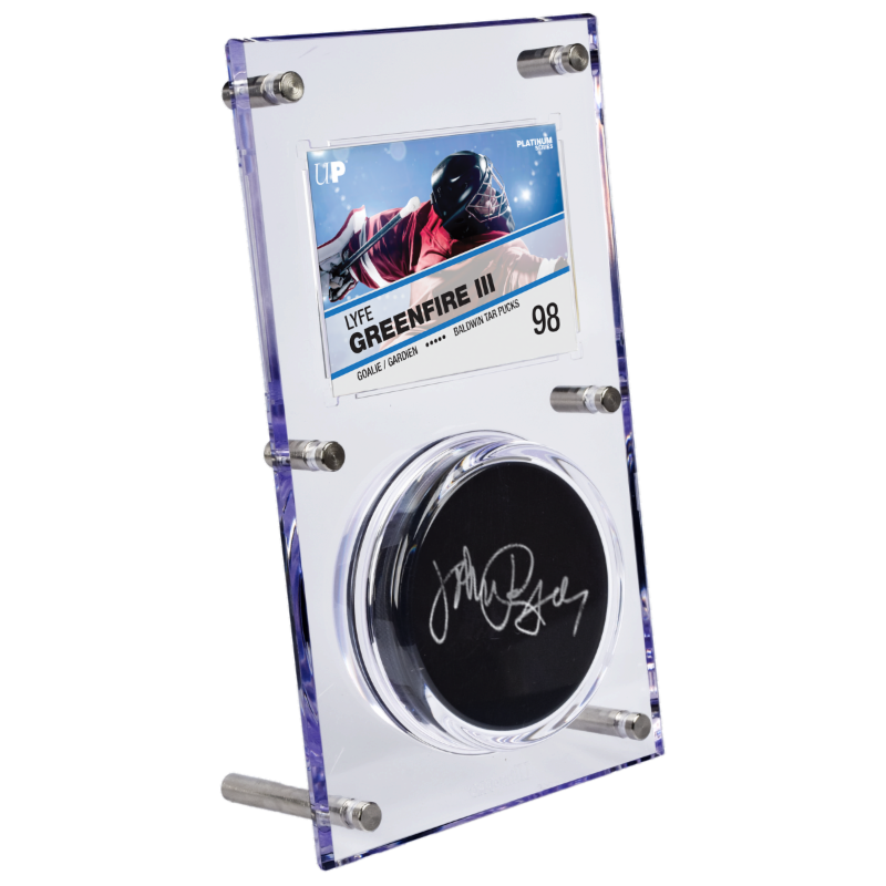 Clear Puck & Card Flip Display 35pt - Special Order