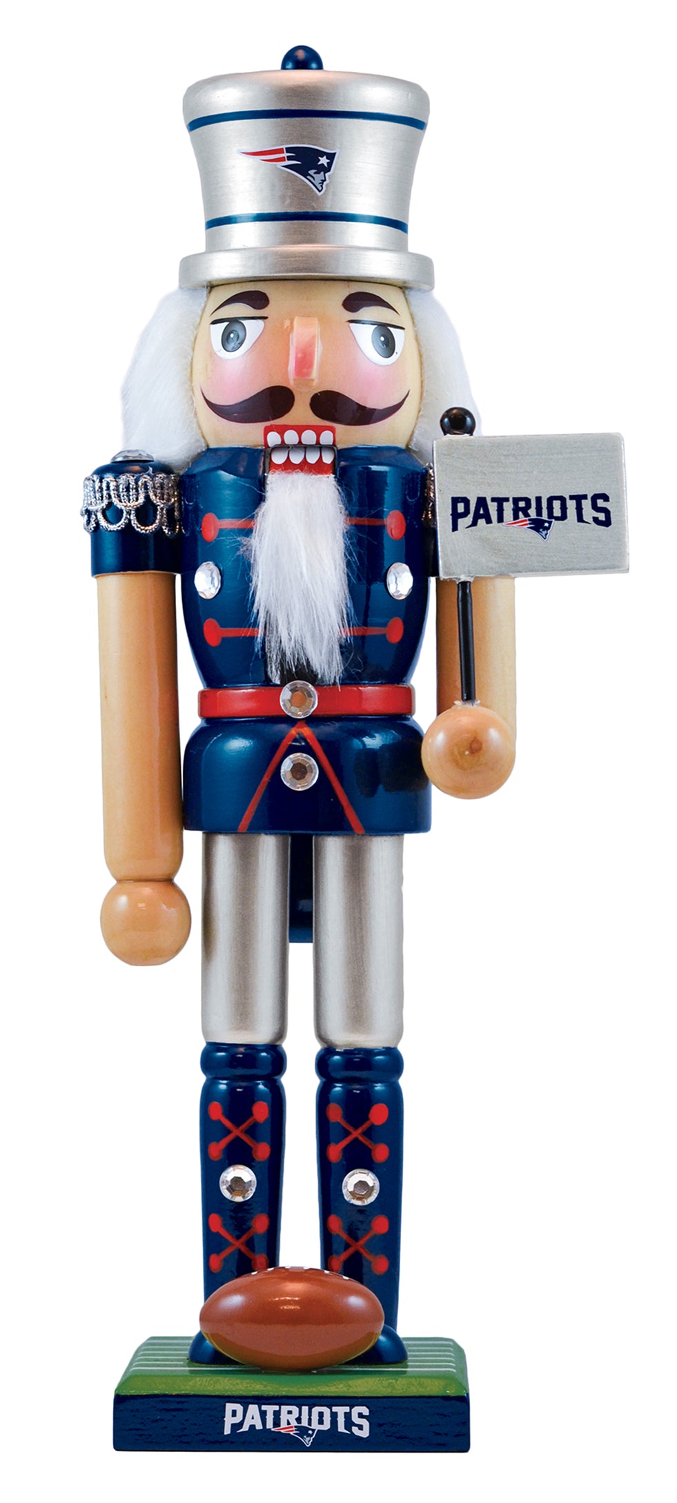 New England Patriots Nutcracker Periodic Restock