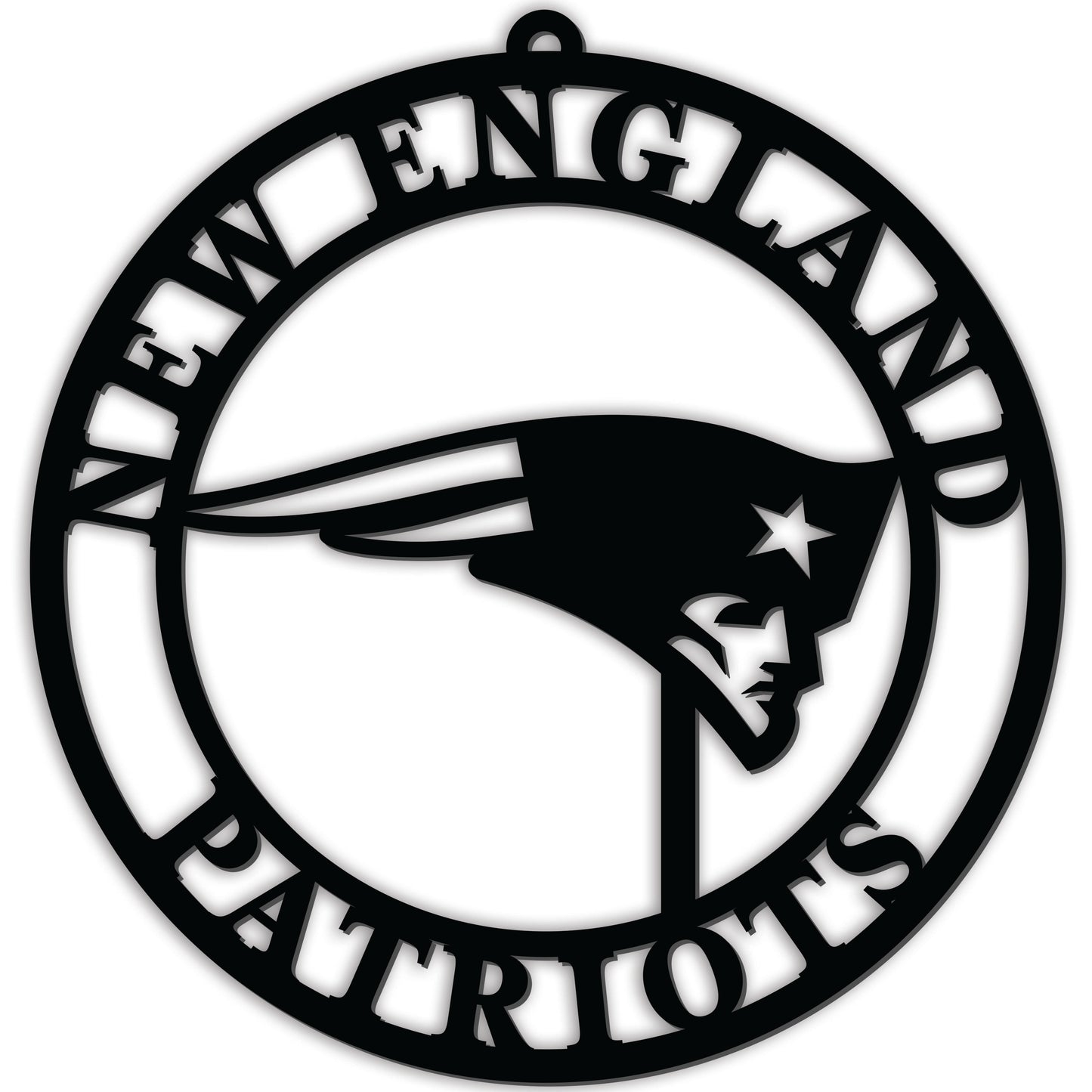 New England Patriots Sign Door Hanger 16 Inch