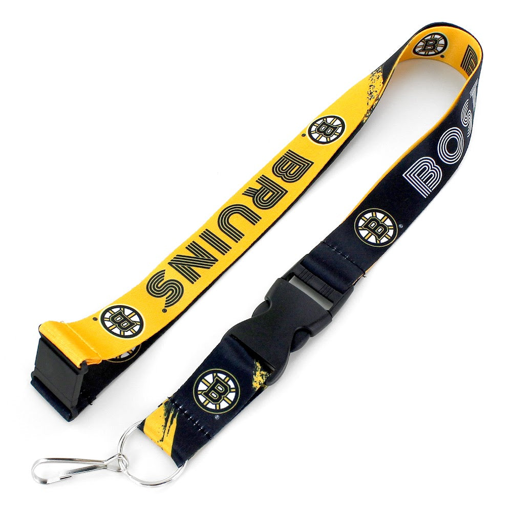 Boston Bruins Lanyard Crossfade Design - Special Order