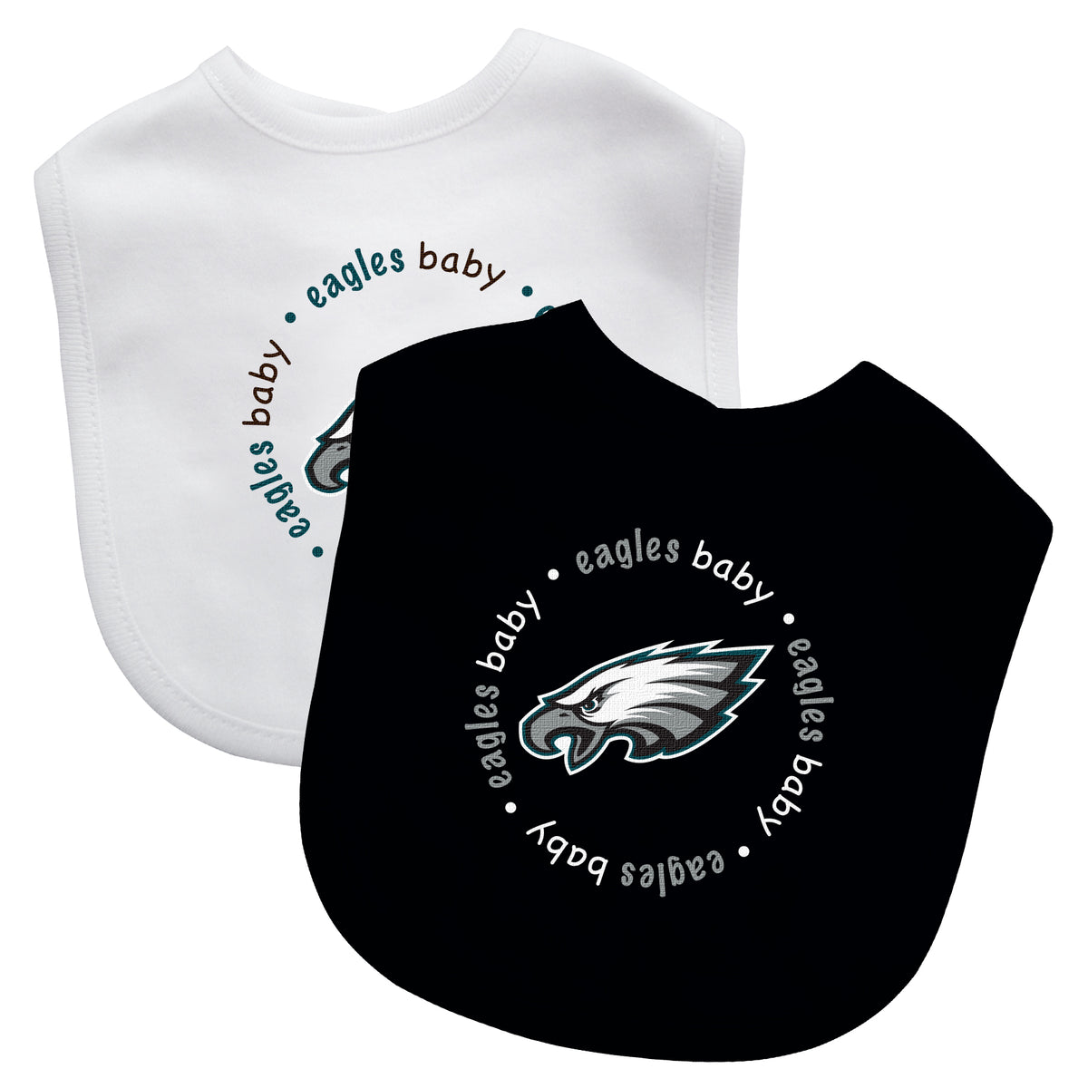 Philadelphia Eagles Baby Bib 2 Pack - Special Order