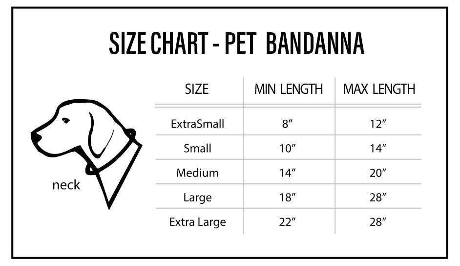 Tampa Bay Buccaneers Pet Bandanna Size S