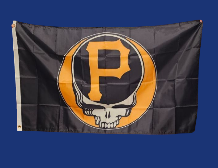 Pittsburgh Pirates Grateful Dead Flag 3' x5' New FREE SHIPPING