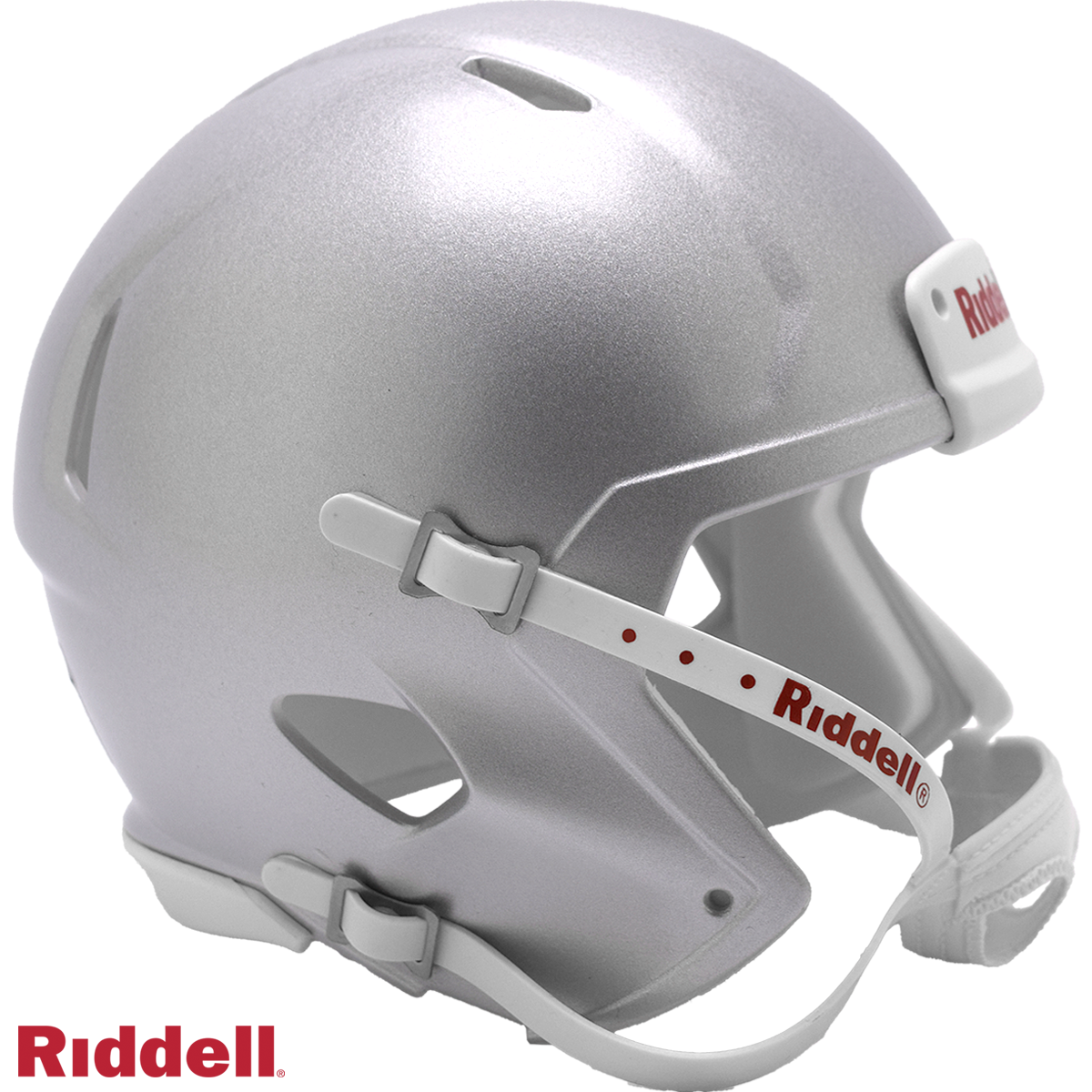 Helmet Riddell Blank Replica Mini Speed Style Extra Bright Silver