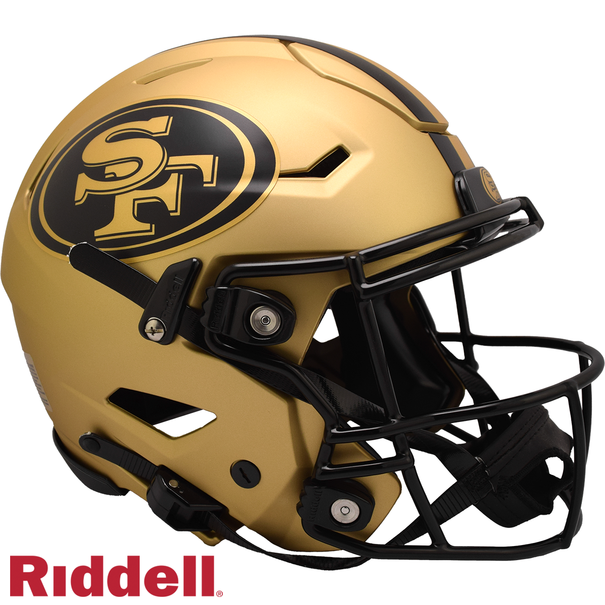 San Francisco 49ers Helmet Riddell Authentic Full Size SpeedFlex Style Rave Alternate