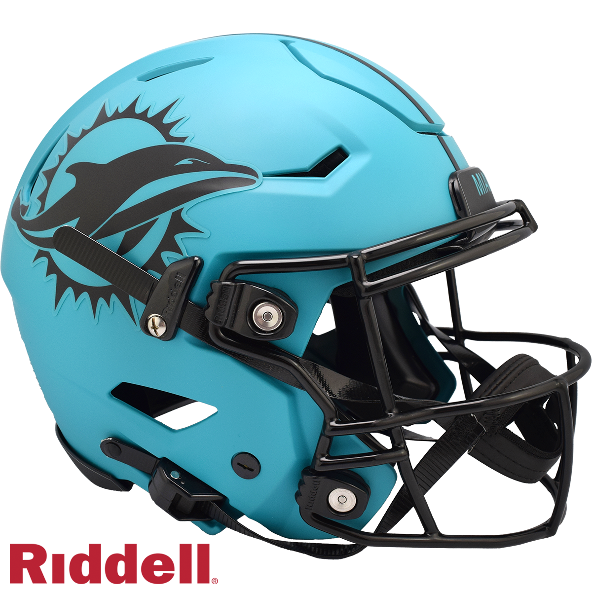Miami Dolphins Helmet Riddell Authentic Full Size SpeedFlex Style Rave Alternate