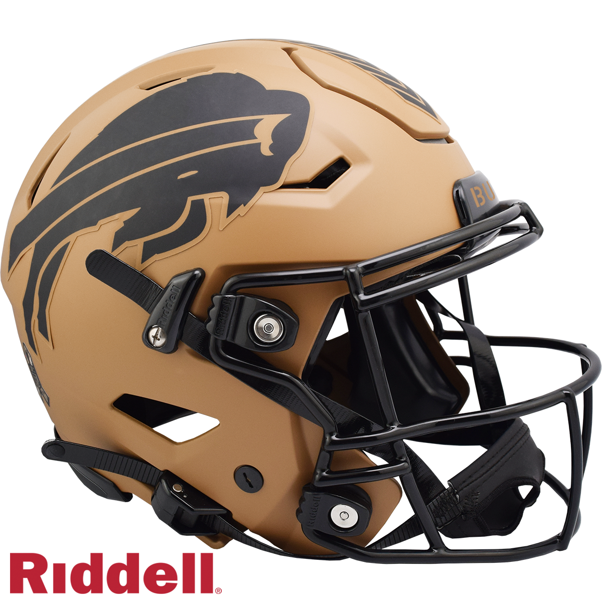 Buffalo Bills Helmet Riddell Authentic Full Size SpeedFlex Style Salute To Service 2023