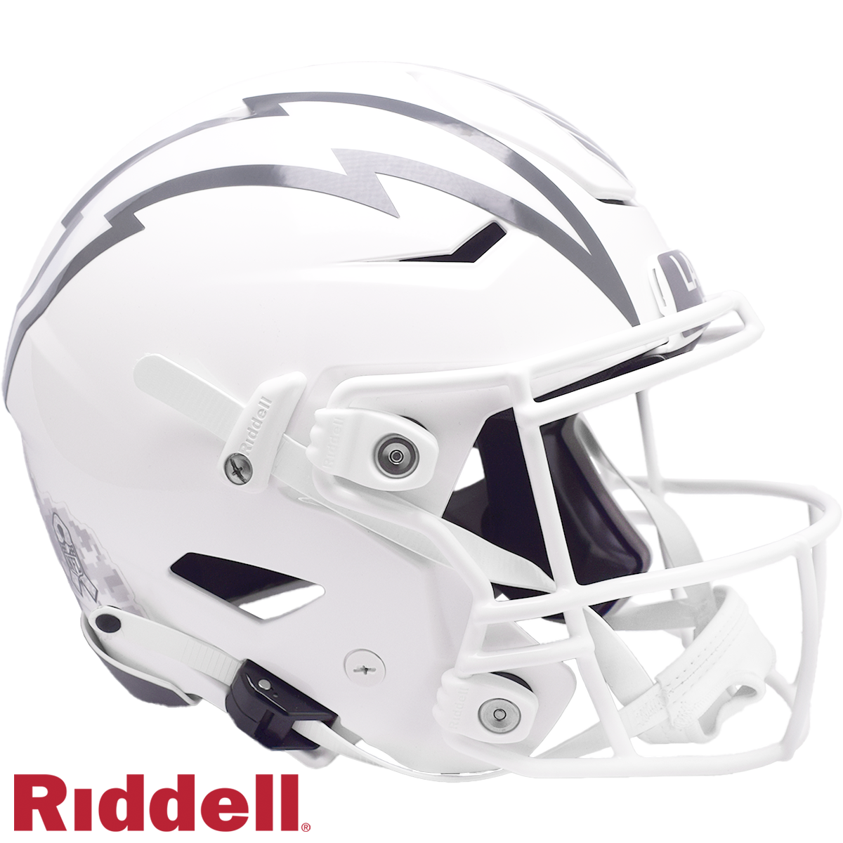 Los Angeles Chargers Helmet Riddell Authentic Full Size SpeedFlex Style Salute To Service 2024